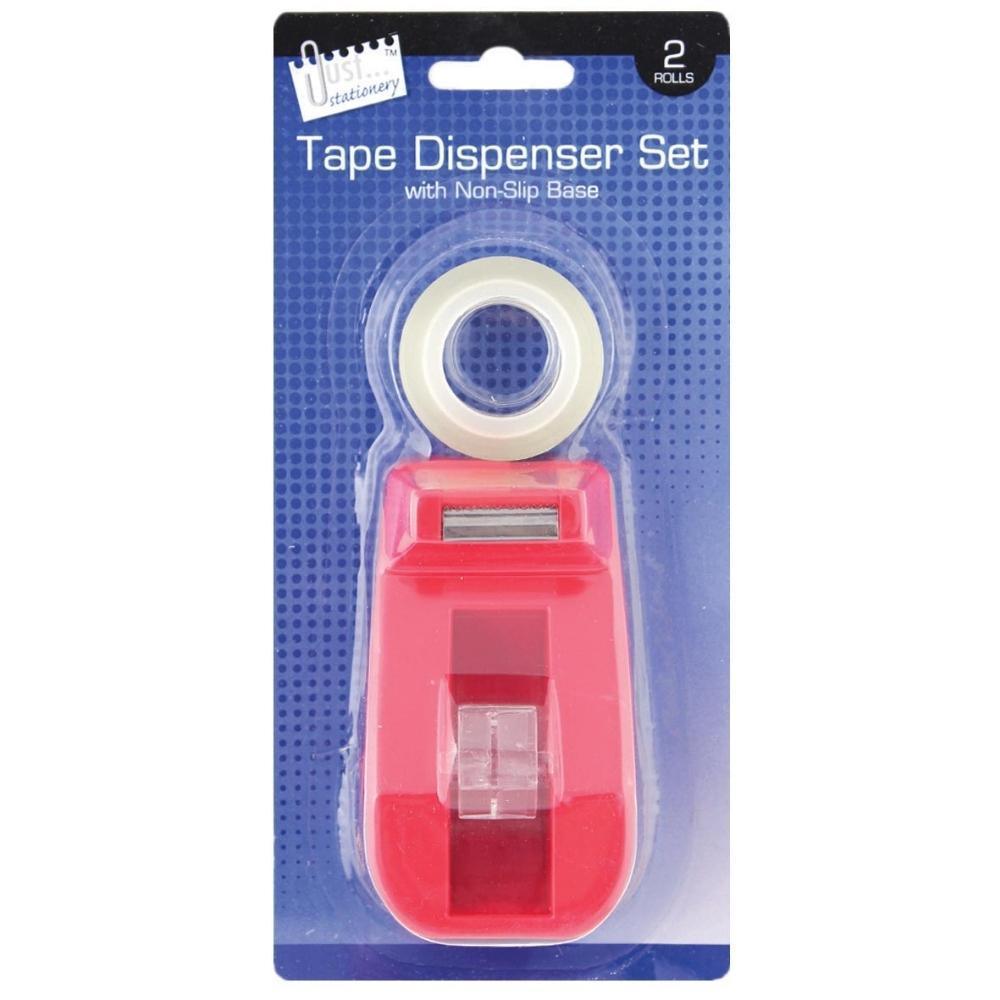 Just Stationery Small Tape Dispenser | 2 Rolls - Choice Stores