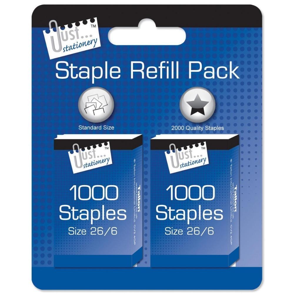 Just Stationery Staple Refill Pack | 2000 - Choice Stores