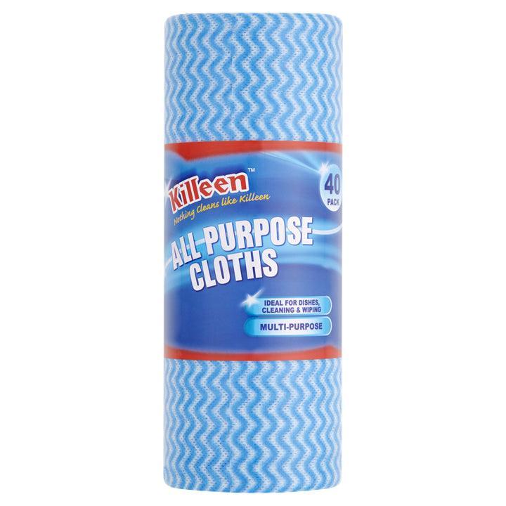 Killeen 40 Pack All Purpose Cloths are ideal for dishes, cleaning and wiping. Multi-Purpose ideal for general cleaning - Choice Stores