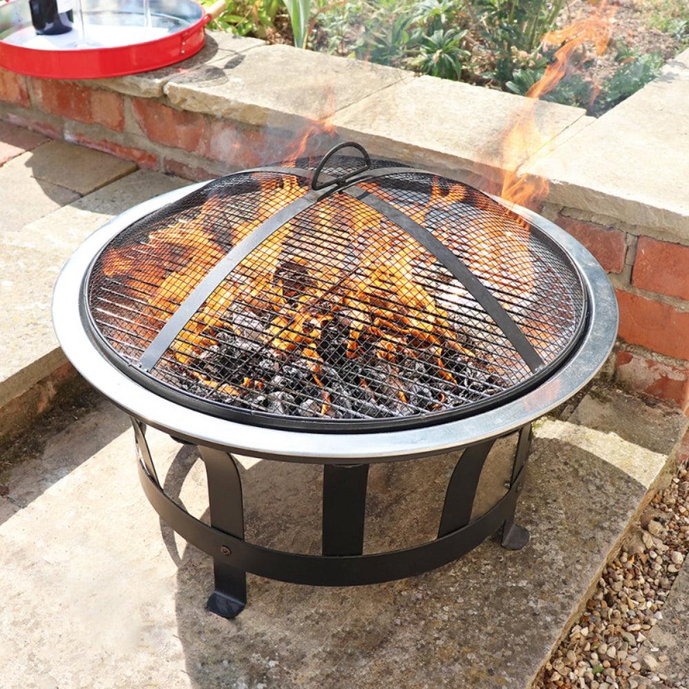 Kingfisher BBQ Fire Pit Heater | 40 x 60 cm - Choice Stores