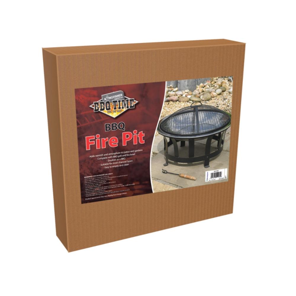 Kingfisher BBQ Fire Pit Heater | 40 x 60 cm - Choice Stores