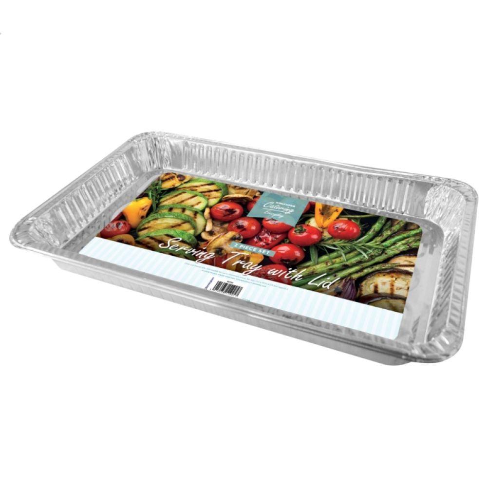 Kingfisher Catering Foil Serving Tray With Lid - Choice Stores