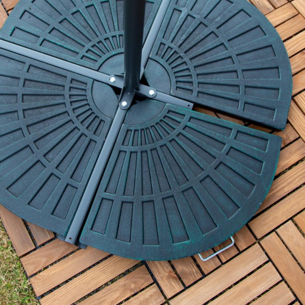 Kingfisher Decorative Resin Cantilever Parasol Base | 14kg - Choice Stores