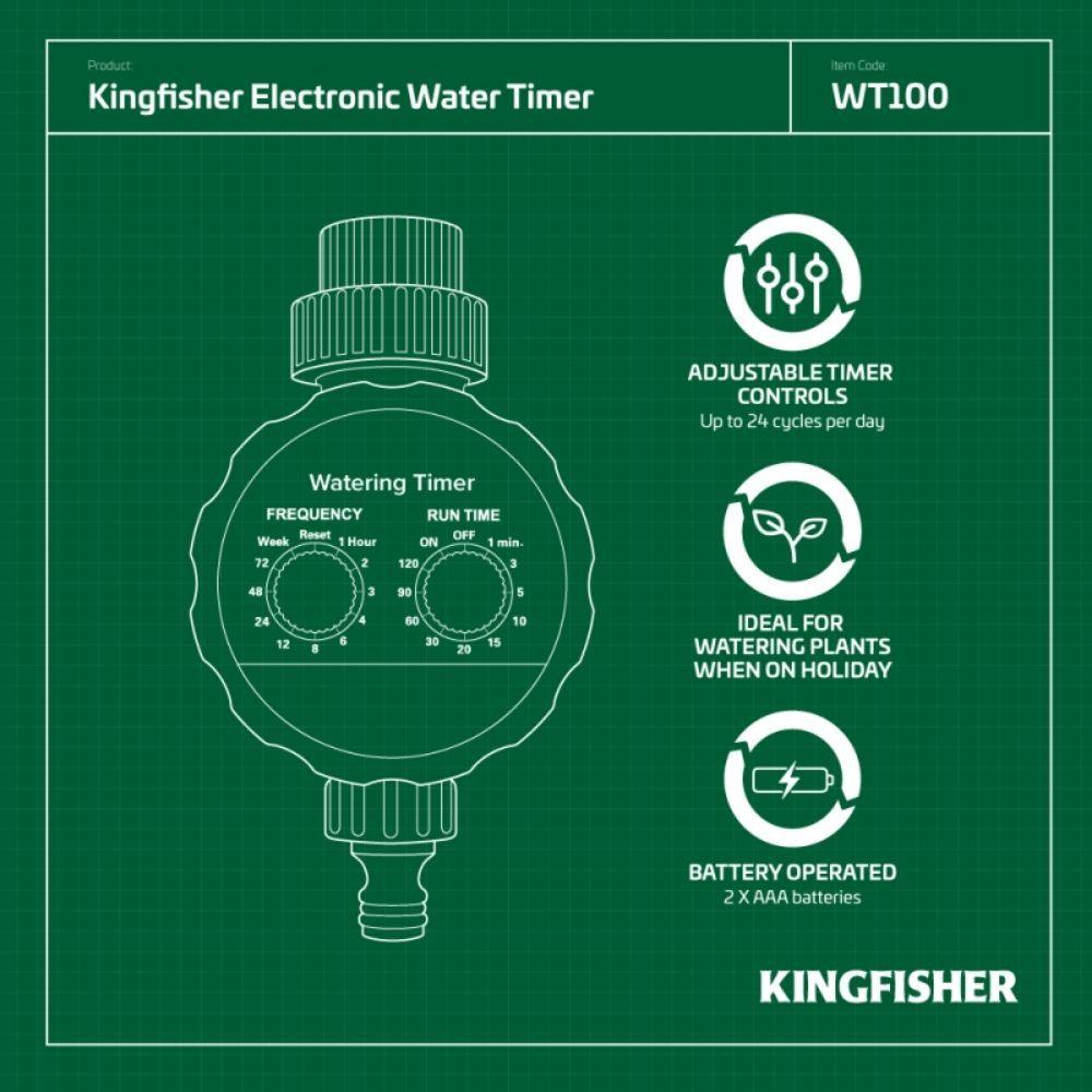 Kingfisher Electronic Water Timer - Choice Stores