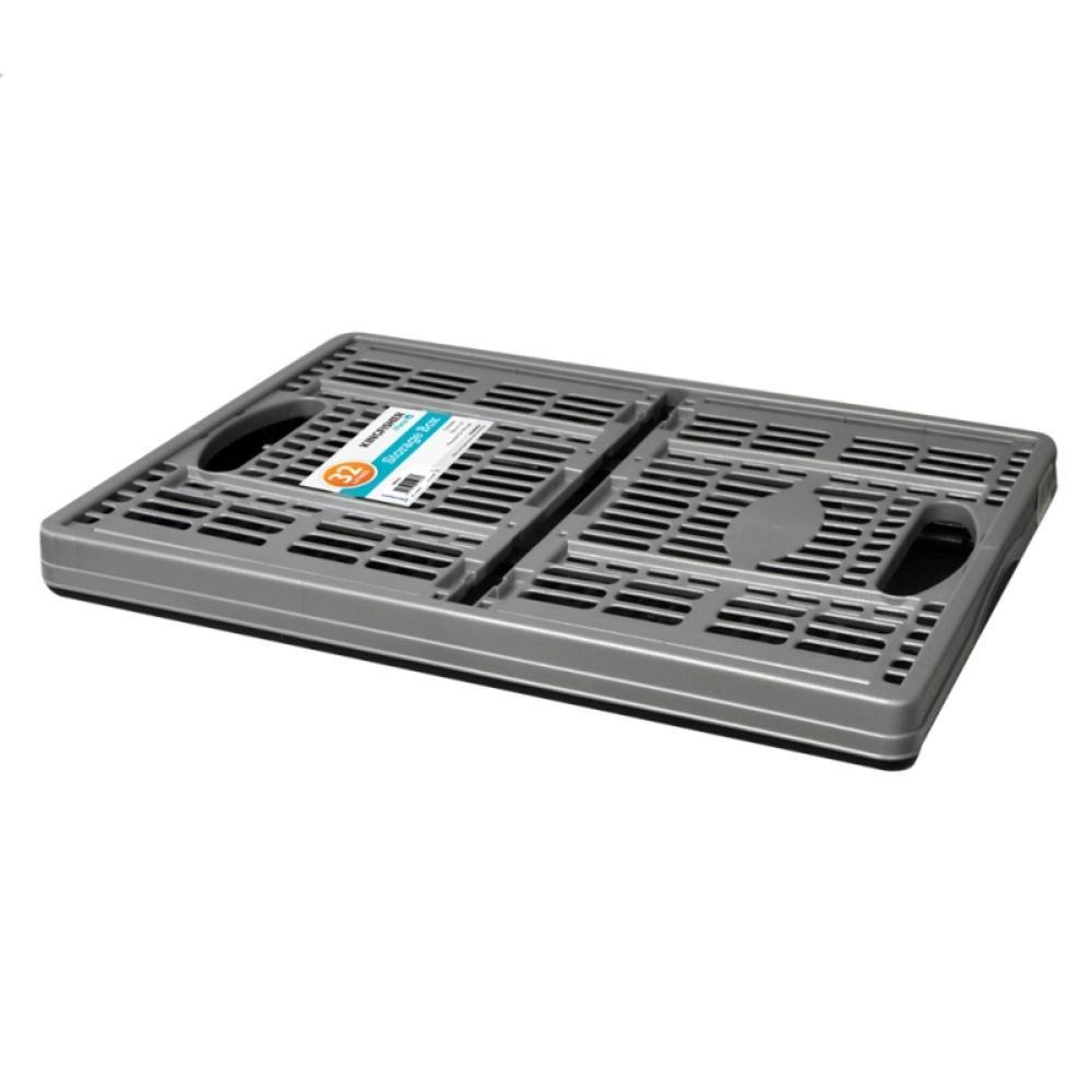 Kingfisher Flat Pack Plastic Storage Crate | 32L - Choice Stores