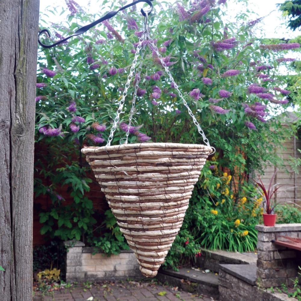 Kingfisher Rope Cone Hanging Basket | 12inch - Choice Stores