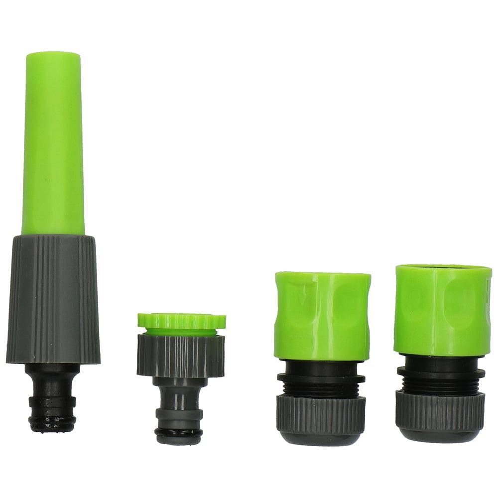 Kinzo Hose Connectors with Nozzle | 4 Piece Set - Choice Stores
