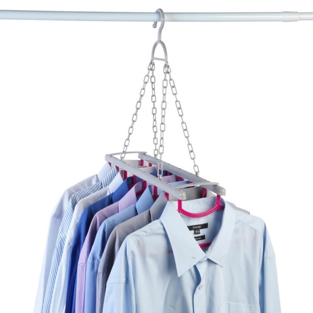 Kleeneze Multi Shirt Hanger Pink &amp; Grey - Choice Stores