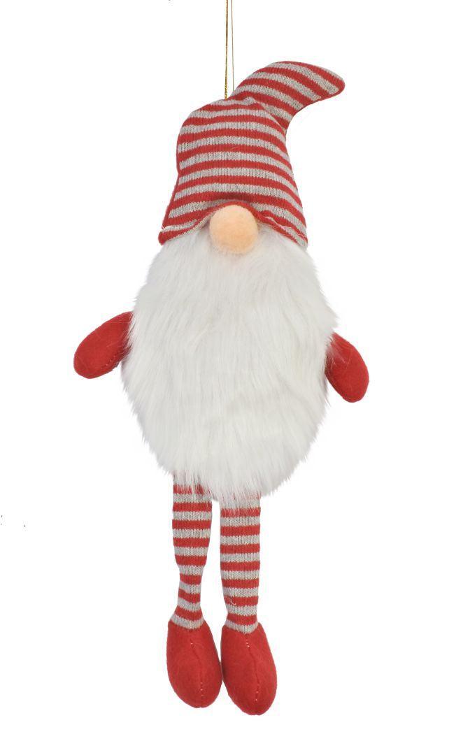 Knitted Santa with Dangly Legs Hanging Decoration | 39cm - Choice Stores