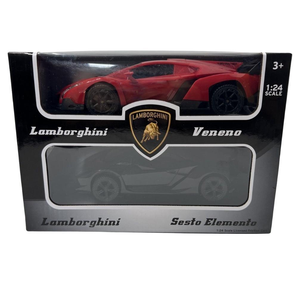 Lamborghini Veneno & Sesto Elemento Frciation Car Set | Pack of 2 - Choice Stores