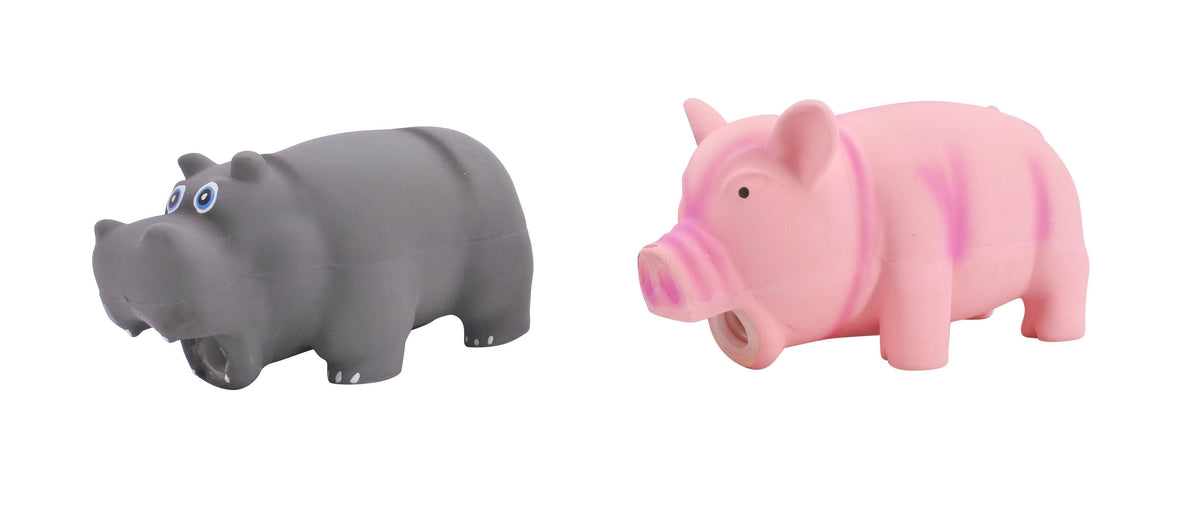 Latex Pet Toy Pig/Hippo | 16 x 8cm - Choice Stores