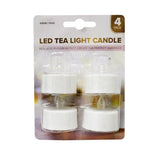 Led Tea Light Candles | Flicker Effect | 4 Pack - Choice Stores