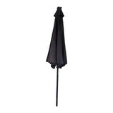 Lifestyle Living Charcoal Grey Octagonal LED Crank & Tilt Parasol | 3m - Choice Stores