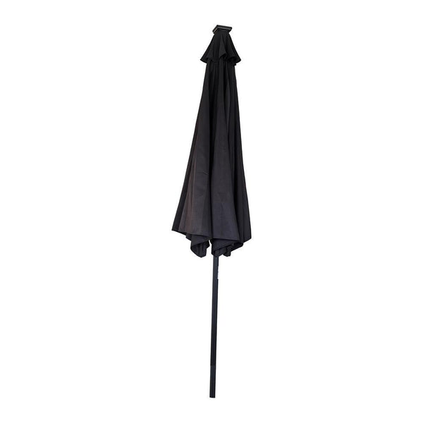 Lifestyle Living Charcoal Grey Octagonal LED Crank & Tilt Parasol | 3m - Choice Stores