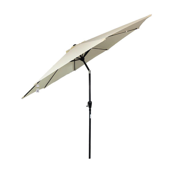 Lifestyle Living Cloud Cream Octagonal Crank & Tilt Parasol | 3m - Choice Stores