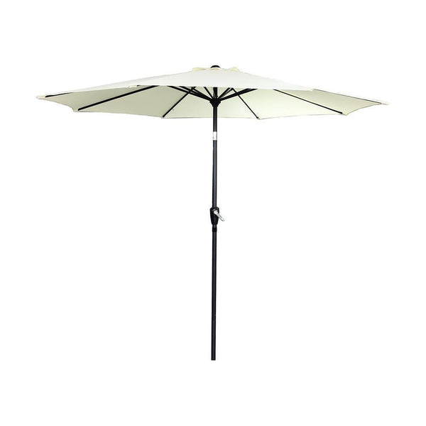Lifestyle Living Cloud Cream Octagonal Crank & Tilt Parasol | 3m - Choice Stores