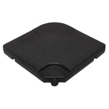Lifestyle Living Fan Shaped Fillable Parasol Base Black | 60kg - Choice Stores