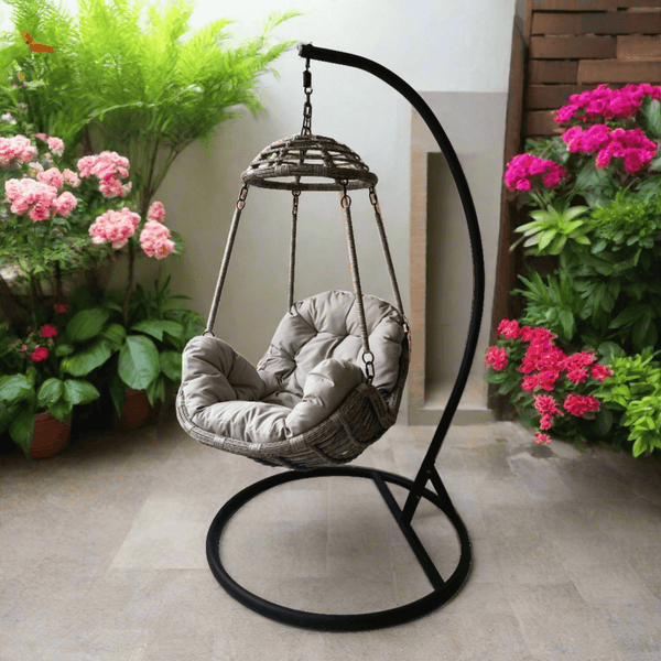 Lifestyle Living Havana Hanging Grey Basket Chair Choice Stores