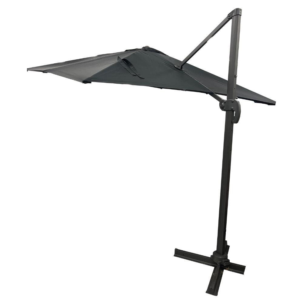Lifestyle Living Zion Roma Dark Grey Parasol | 3m - Choice Stores