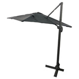 Lifestyle Living Zion Roma Dark Grey Parasol | 3m - Choice Stores