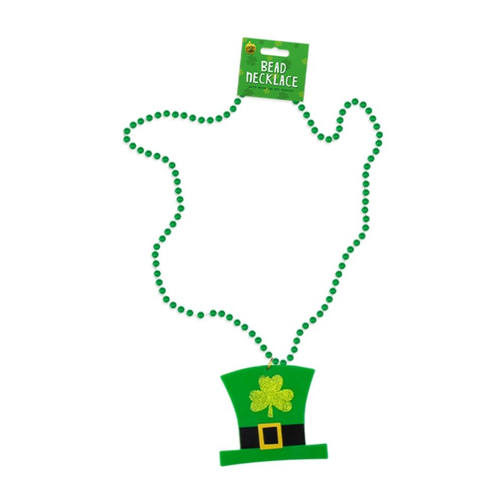 Lucky Land St. Patrick&#39;s Day Hat Pendant Bead Necklace - Choice Stores