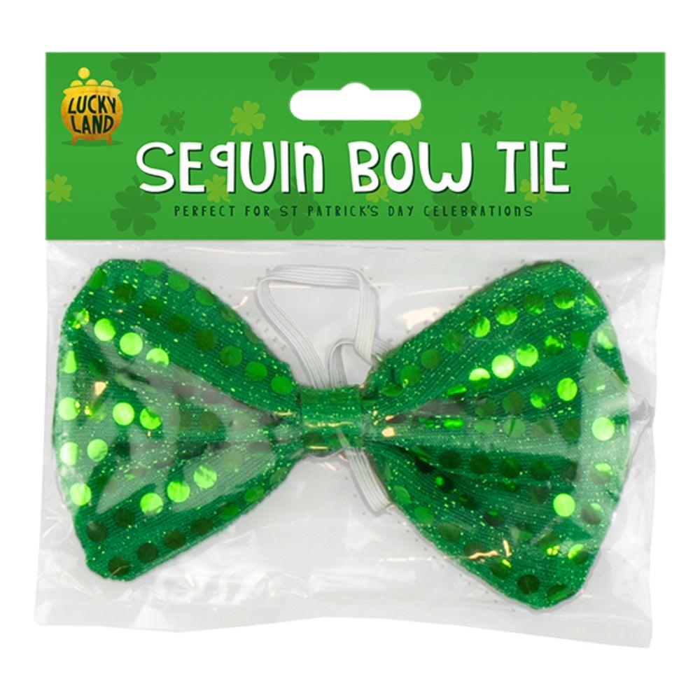 Lucky Land St Patricks Day Sequin Bow Tie - Choice Stores