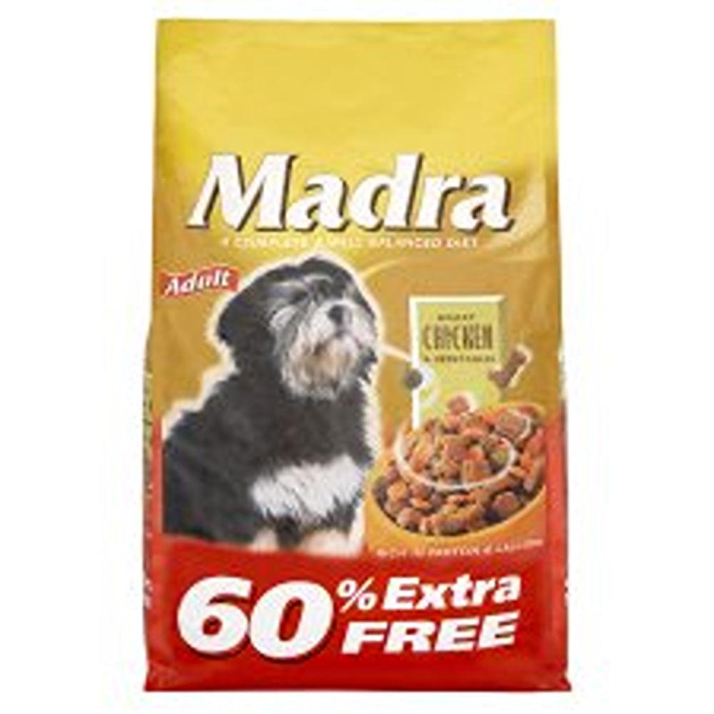 Madra Chicken & Veg Dry Dog Food | 60% Extra Free | 4kg - Choice Stores