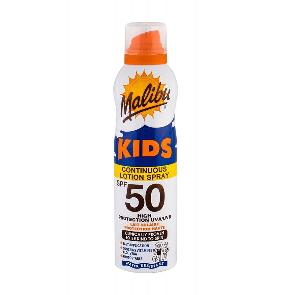 Malibu Kids SPF50 Continuous Lotion Spray Protection | 175ml - Choice Stores
