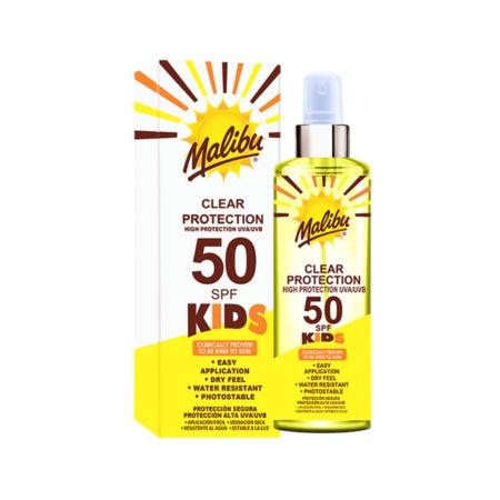Malibu Kids SPF50 High Protection Clear Protection Spray | 250ml - Choice Stores