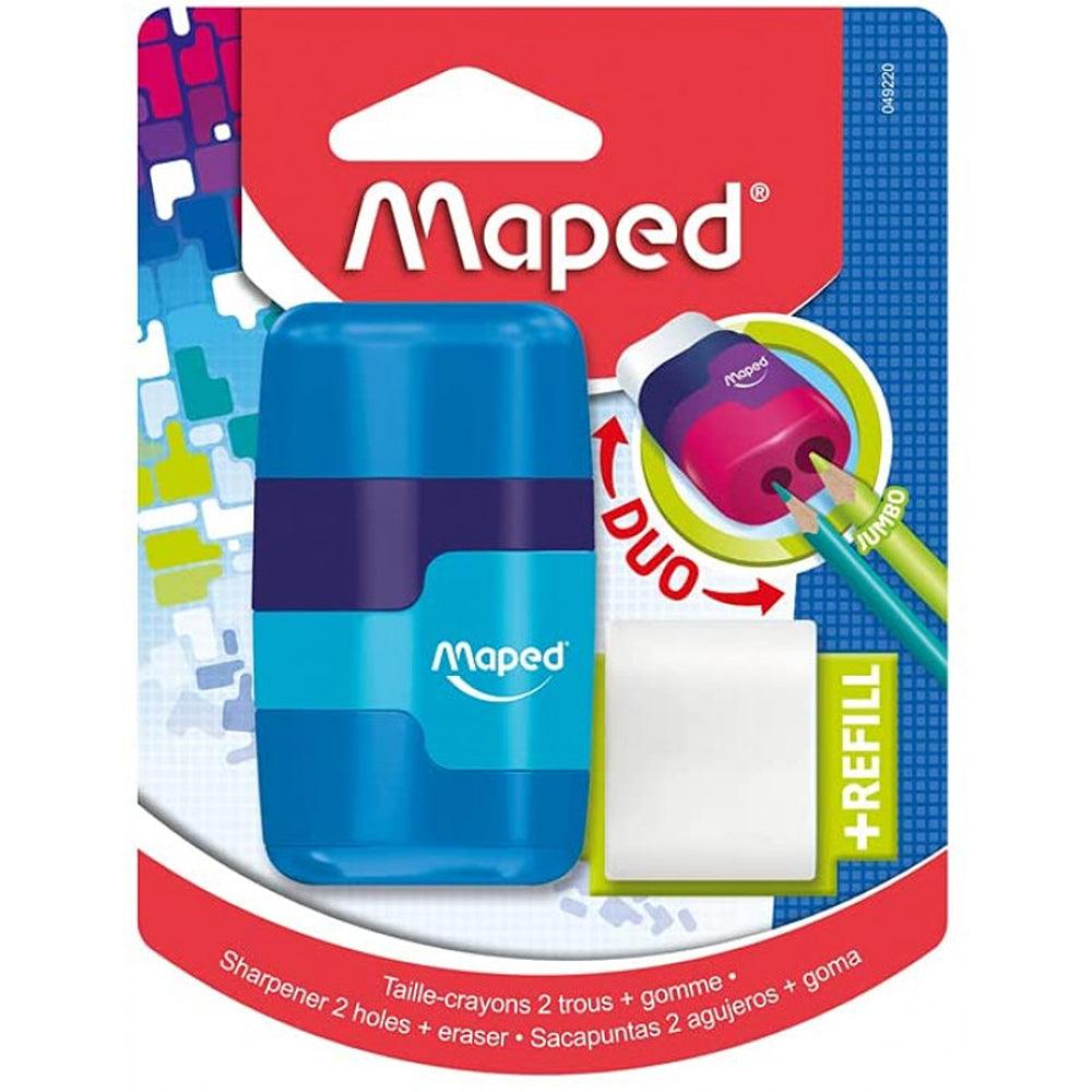 Maped Pencil Sharpener &amp; Eraser Soft Touch - Choice Stores