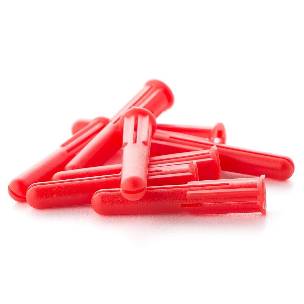 Maxifix 6 mm Red Plastic Wall Plugs | Pack of 100 - Choice Stores