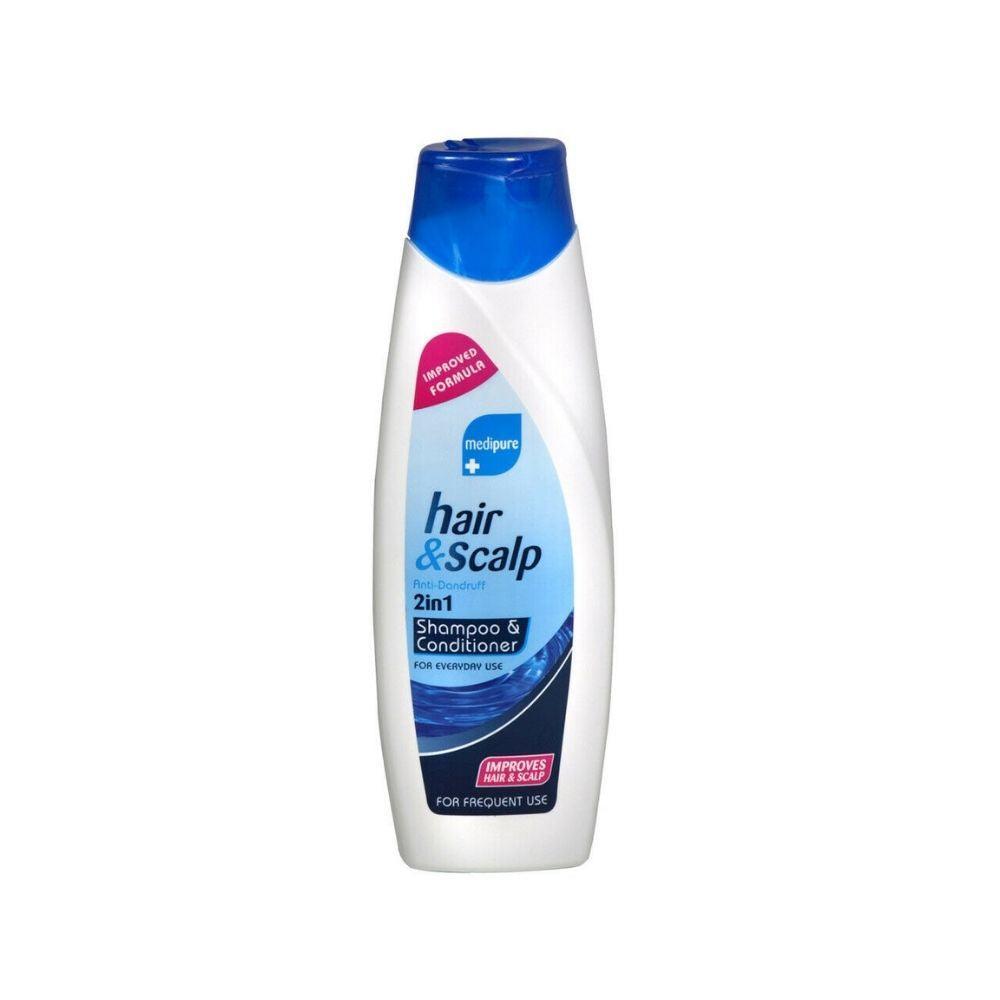 Medipure Hair &amp; Scalp 2-in-1 Anti-Dandruff Shampoo | 400ml - Choice Stores