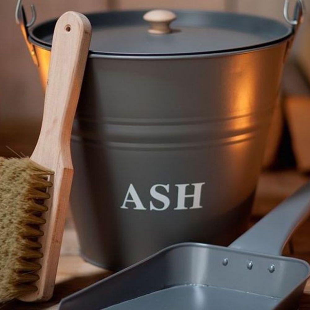 Metal Ash Bucket And Lid | 12ltr - Choice Stores