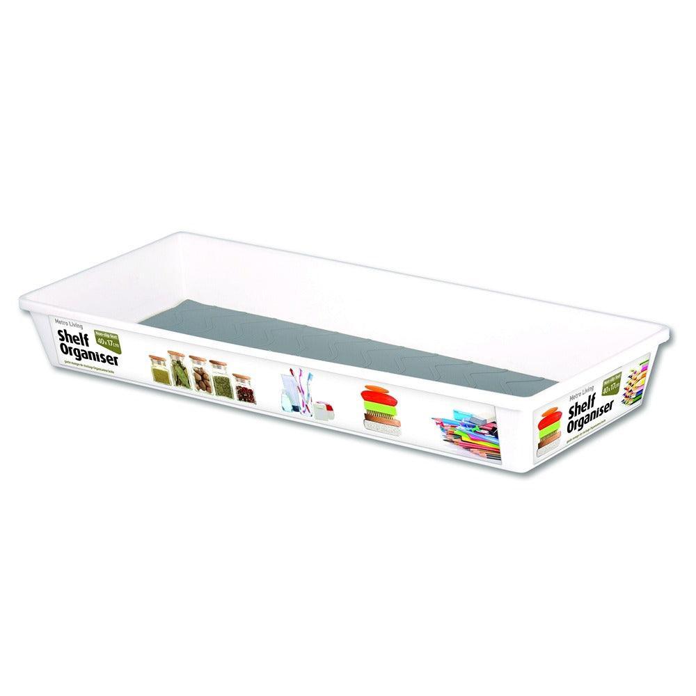 Metro Living Plastic Shelf Organiser Tray - Choice Stores