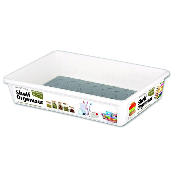 Metro Living Plastic Shelf Organiser Tray - Choice Stores