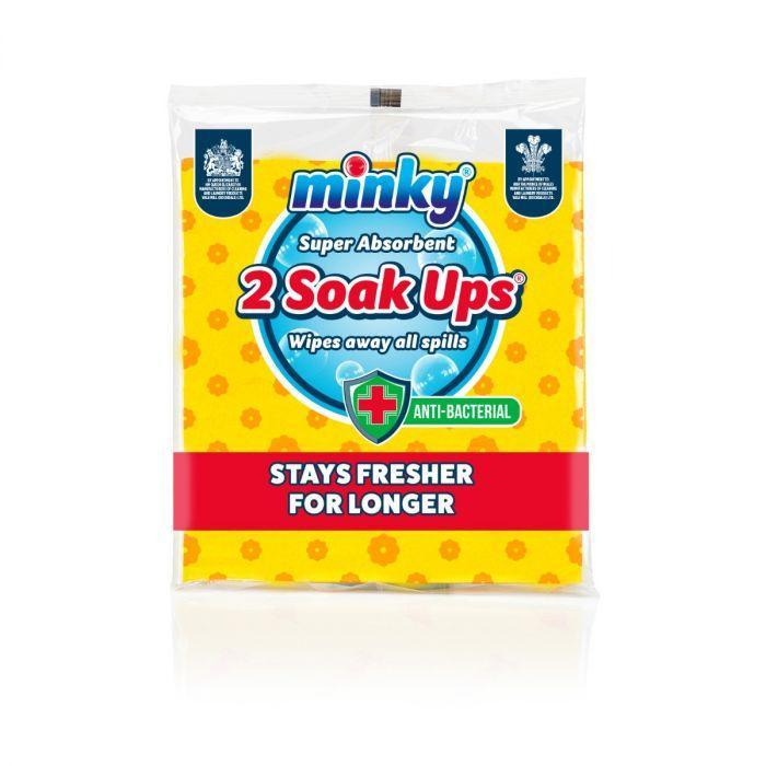 Minky Anti Bacterial Soak Ups 2pk - Choice Stores