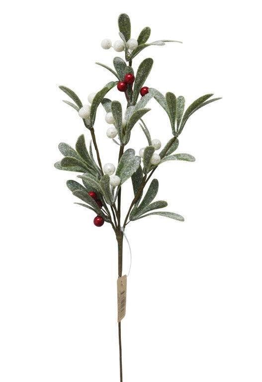 Mistletoe Spray with Berries | 44cm - Choice Stores