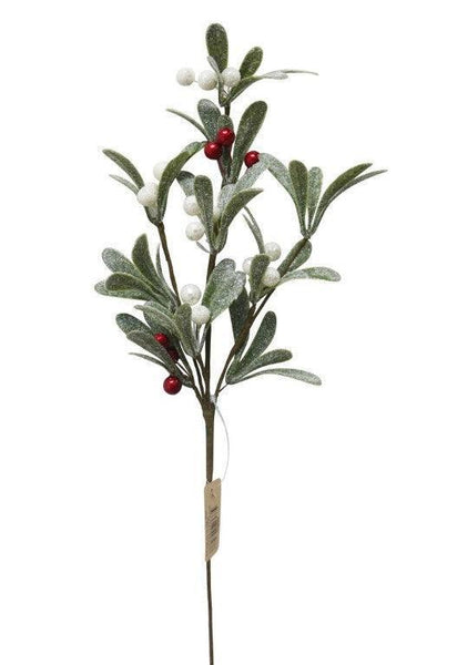 Mistletoe Spray with Berries | 44cm - Choice Stores
