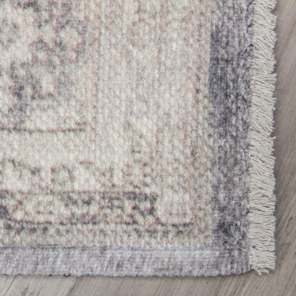 Modena Cairo Grey Cream Rug | Modern Distressed Design - Choice Stores