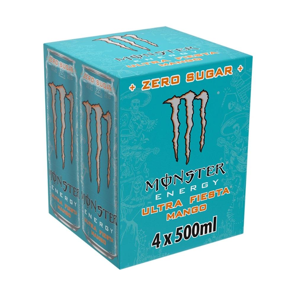 Monster Energy Ultra Fiesta Mango Drink | Pack of 4 x 500ml - Choice Stores