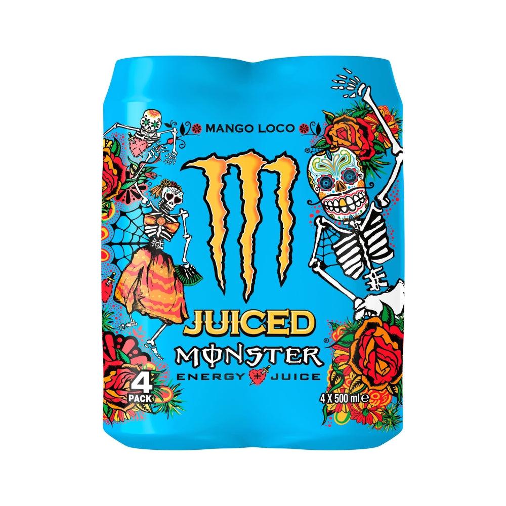 Monster Mango Loco Energy Drink | Pack of 4 x 500ml - Choice Stores