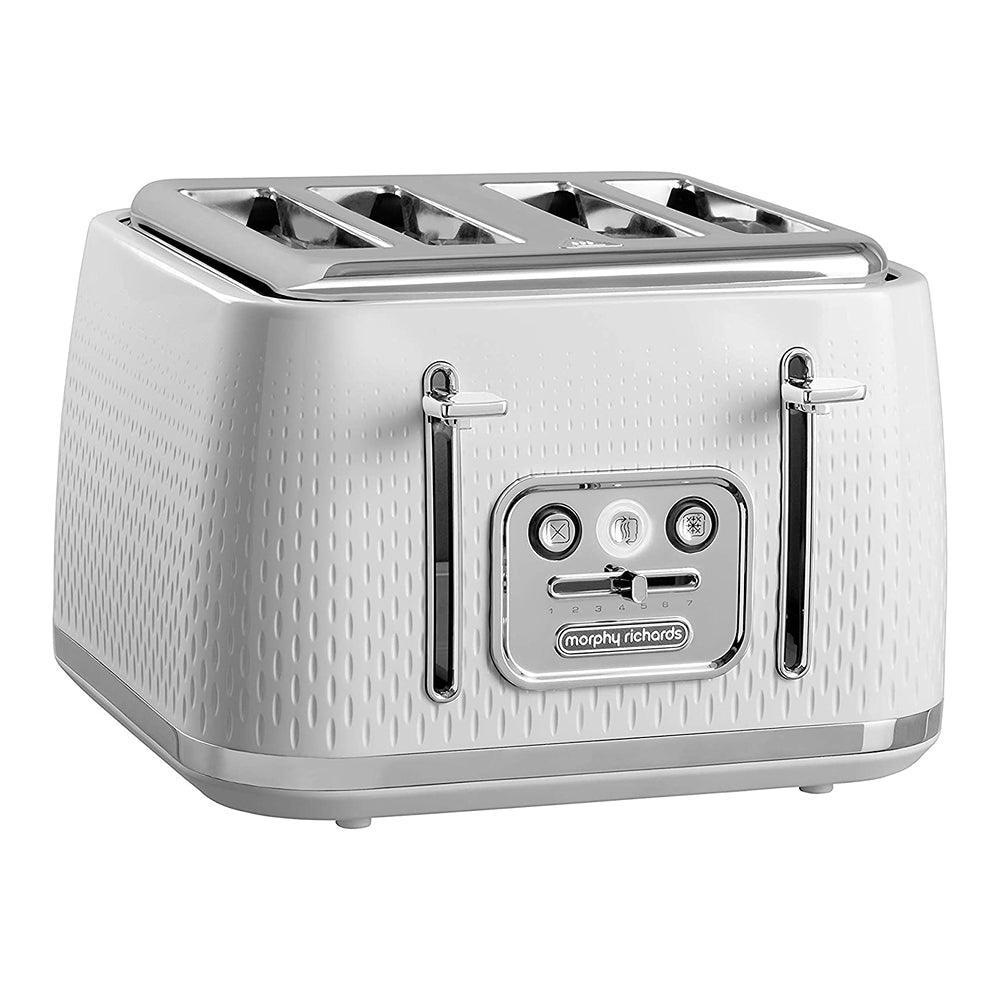 Morphy Richards Verve White 4 Slice Toaster | 1880W - Choice Stores