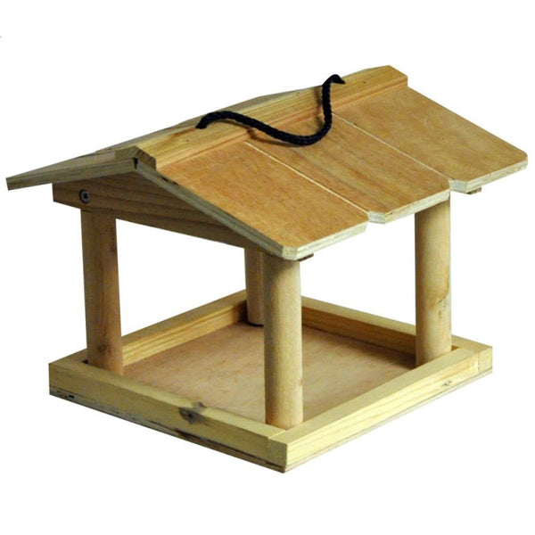 Nature's Market Hanging Wooden Bird Table - Choice Stores