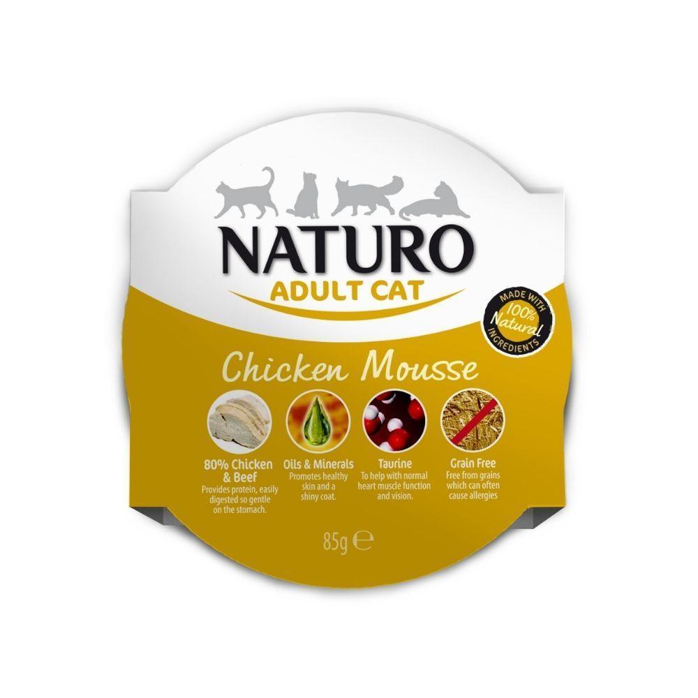 NATURO Adult Cat Chicken Mousse | 85g - Choice Stores