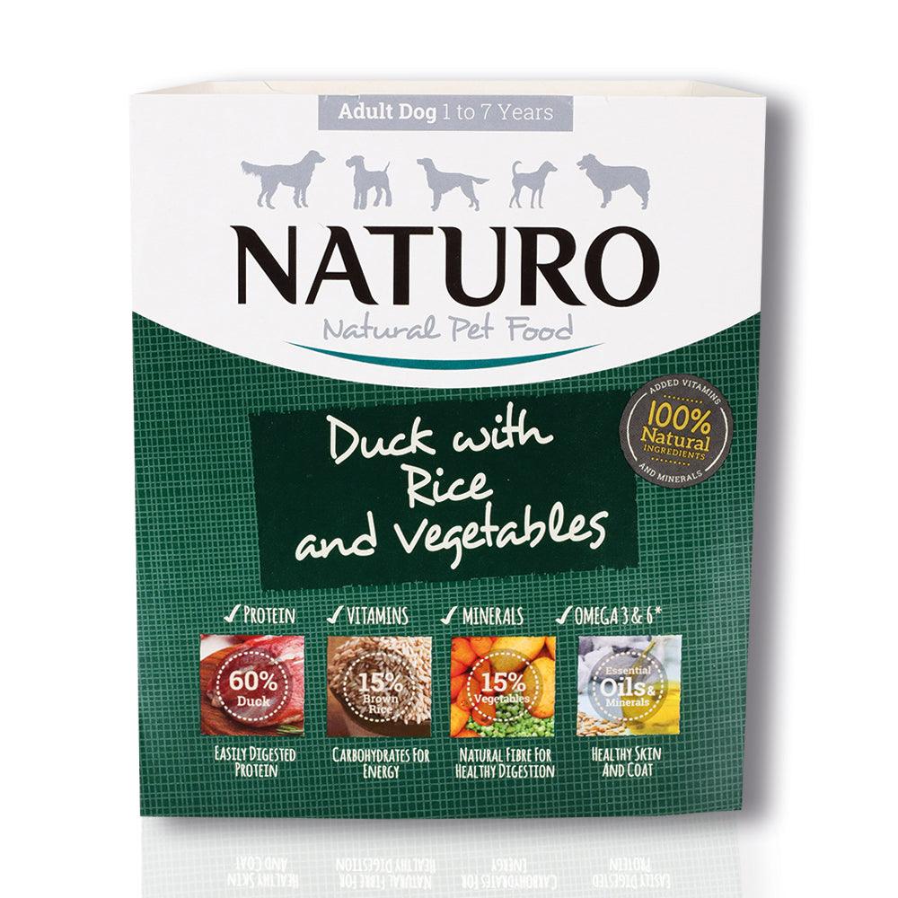 Naturo Adult Dog Duck with Rice and Vegetables | 400g - Choice Stores