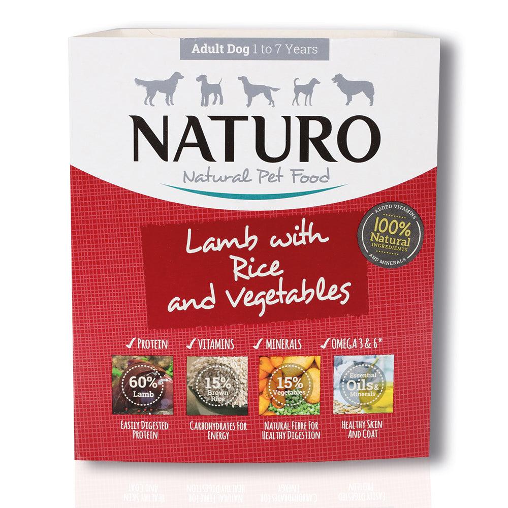 Naturo Adult Dog Lamb with Rice and Vegetables | 400g - Choice Stores