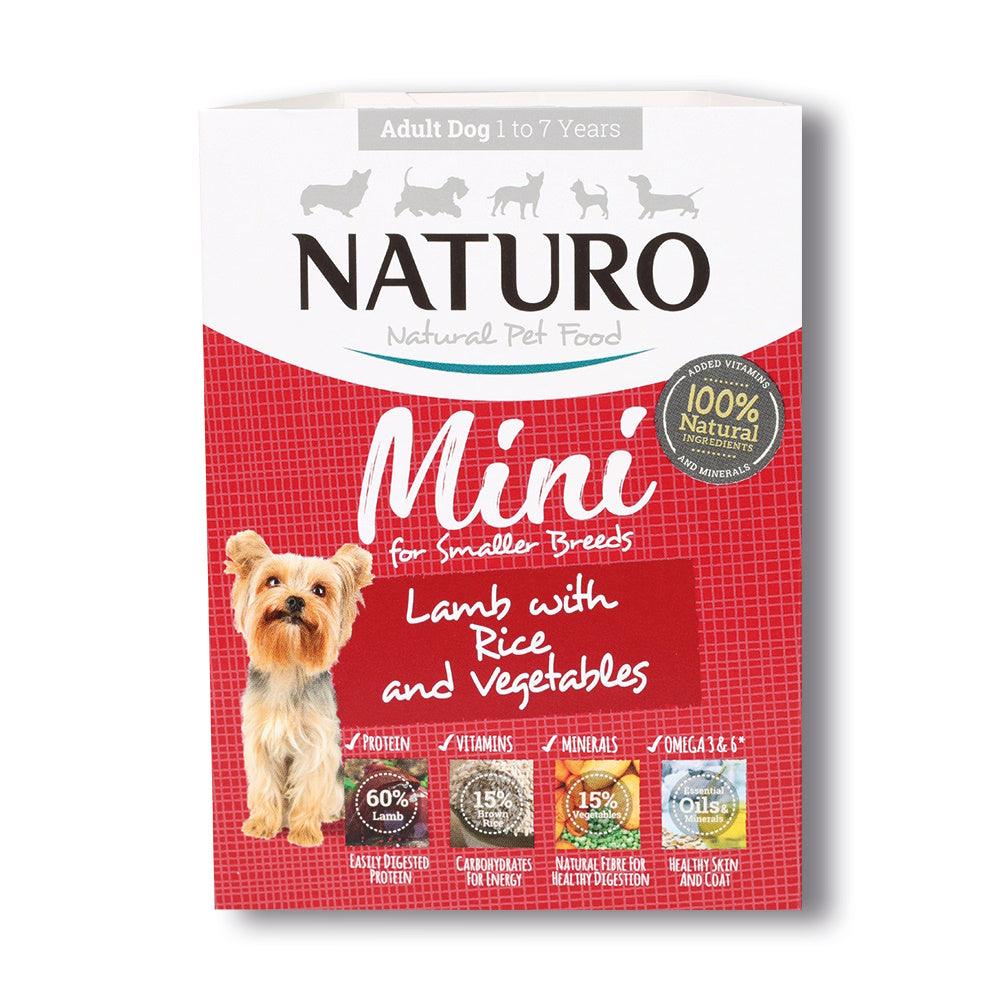 Naturo Adult Mini Dog Lamb with Rice & Vegetables | 150g - Choice Stores