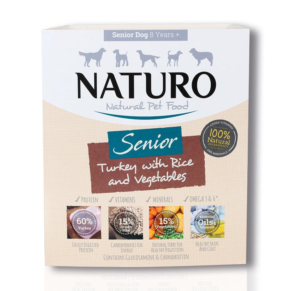 Naturo Senior Dog Turkey with Rice and Vegetables | 400g - Choice Stores