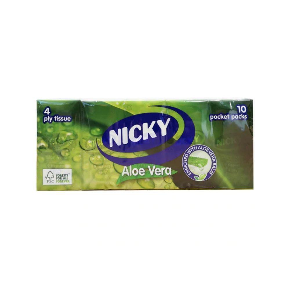 Nicky Aloe Vera Pocket Tissues | 10 Pack - Choice Stores