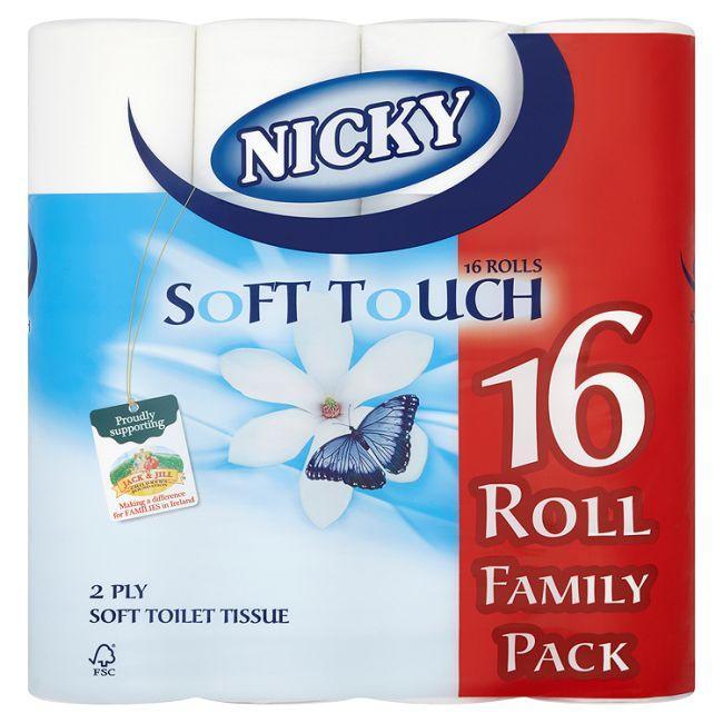 Nicky Soft Touch Toilet Tissue | 16 Pack - Choice Stores